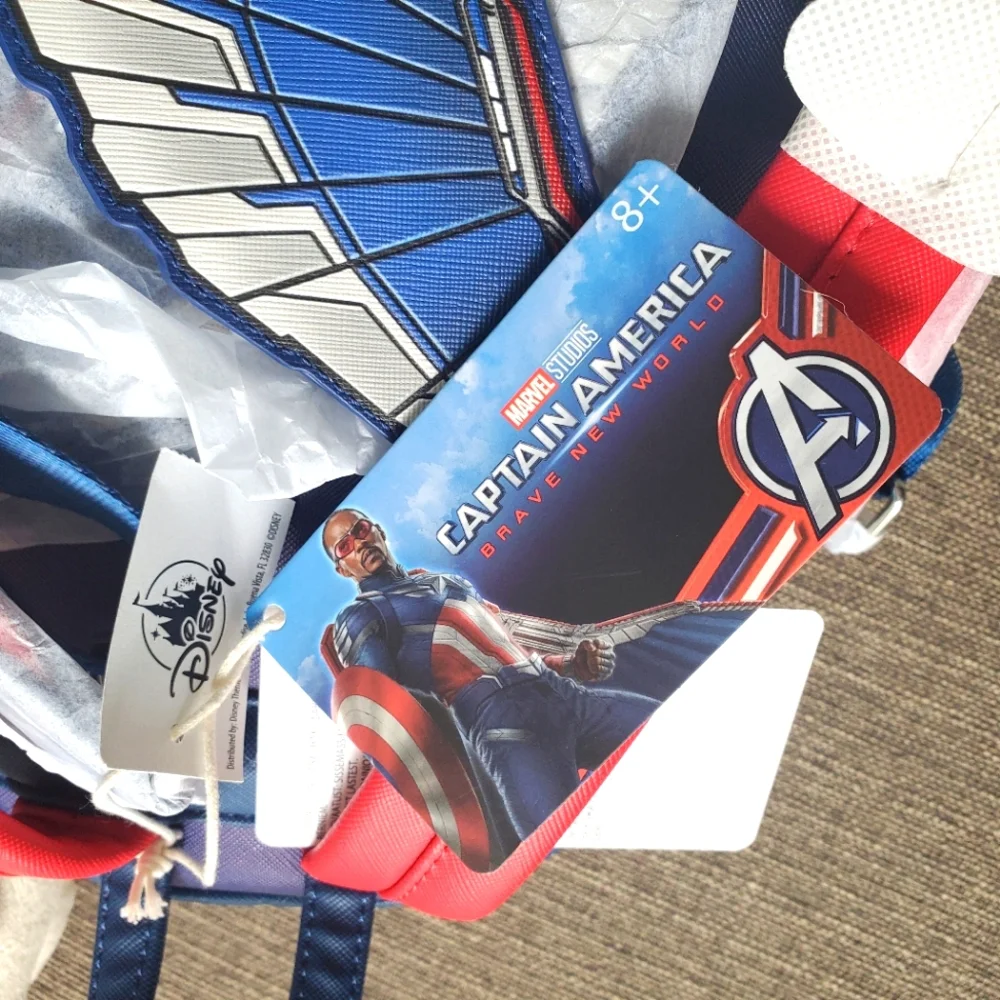 Marvel Captain America Brave New World Cosplay Mini Backpack NWT